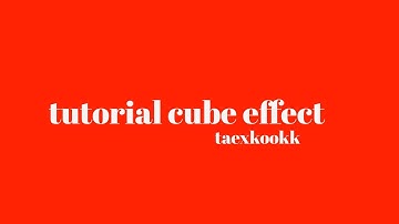 Cube effect cute cut
