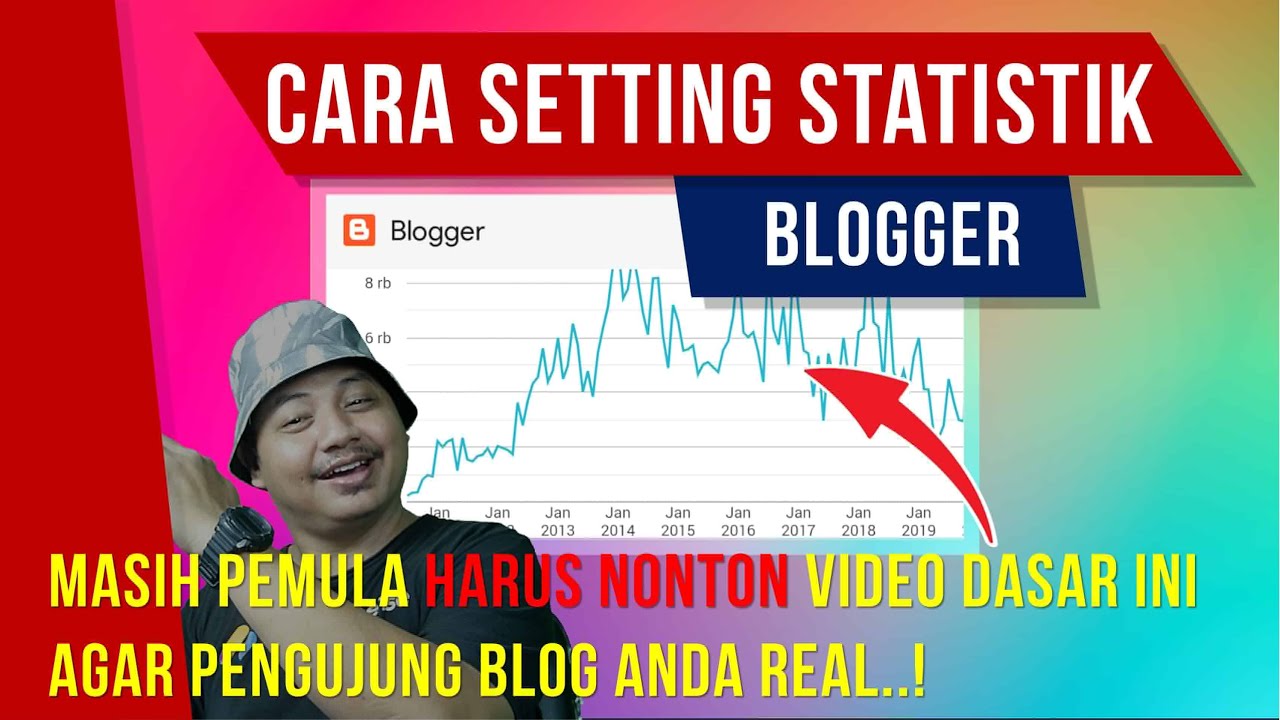 Cara setting dasar pengunjung di statistik blogger - YouTube