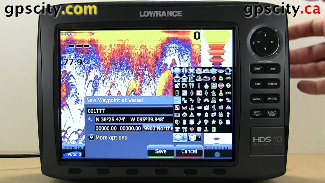 Lowrance Chart Symbols