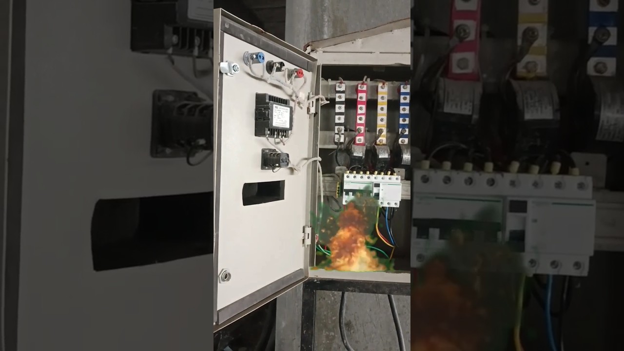 Electrical Mcb box Short circuit 