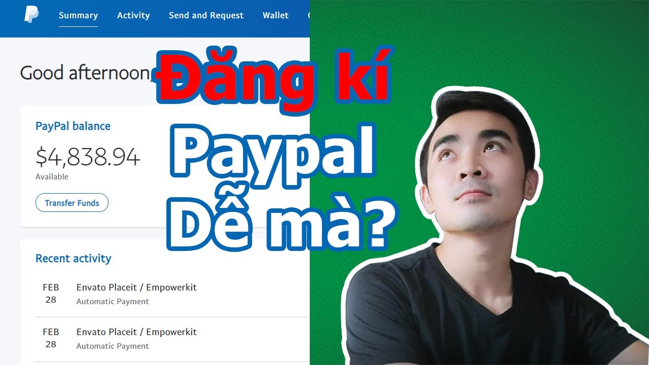 paypal 8nv  New 2022  VU2DAY -Cách Đăng Kí Tài Khoản Paypal Để Nhận Thanh Toán Quốc Tế