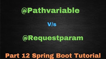 Difference between PathVariable and RequestParam In Spring Boot //Easy Learning Channel