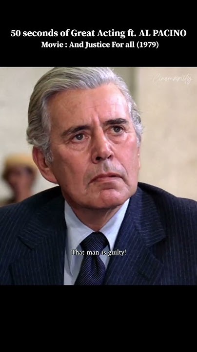 Al Pacino played the role of a lawyer in movie And Justice For all. The