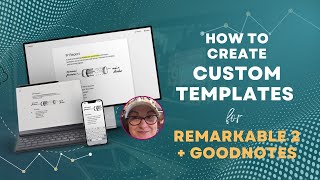 How to Create a Custom Template for reMarkable 2 or GoodNotes #remarkable2 #ipadpro #goodnotes