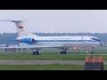 взлёт с прогревом Ту-134 "Санкт-Петербург" RF-90789