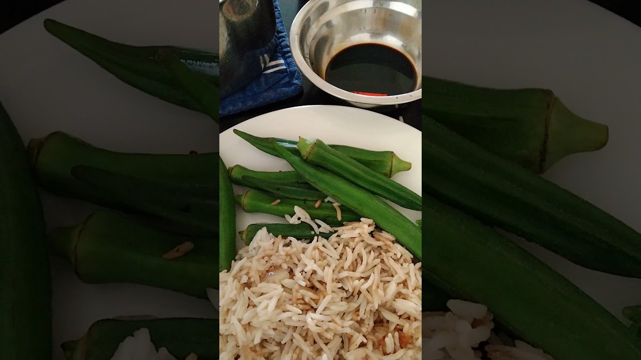 sinangag at nilagang okra YouTube