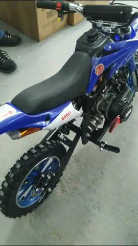 Moto Cross Trilha 125cc 4-tempos bz Apollo com Partida Elétrica e