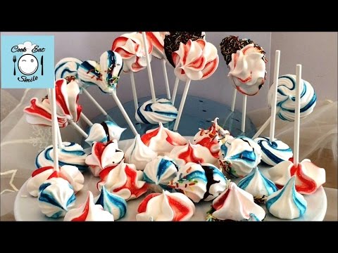 Весеннее цветное безе. Меренга / Безе на палочке Весеннее цветное безе. Меренга / Безе на палочке