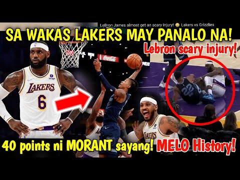 LAKERS MAGDIWANG NA! LAKERS VS MEMPHIS I LEBRON MUNTIK NA I MELO HISTORY MADE I DI KINAYA NI MORANT