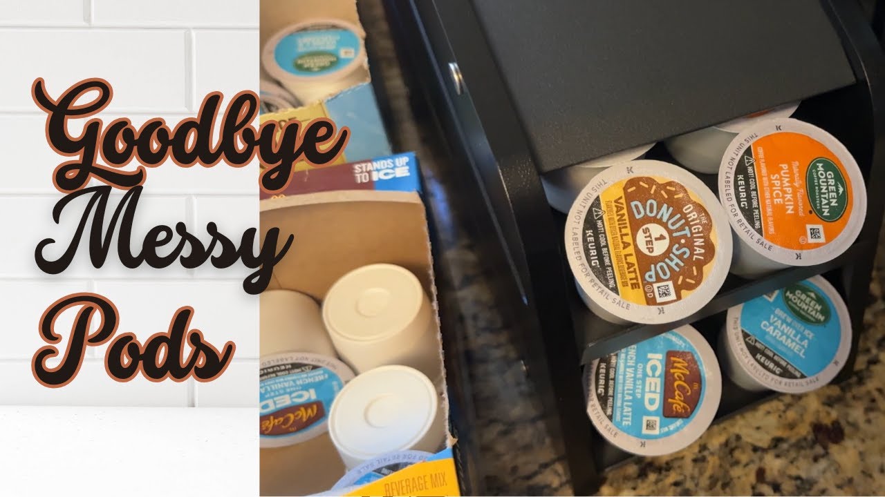 Why You Need This Wooden Coffee Pod Dispenser for Your Coffee Station