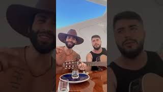 Gusttavo Lima, Bruno  voz e violão    Último Adeus   Avião das Nove