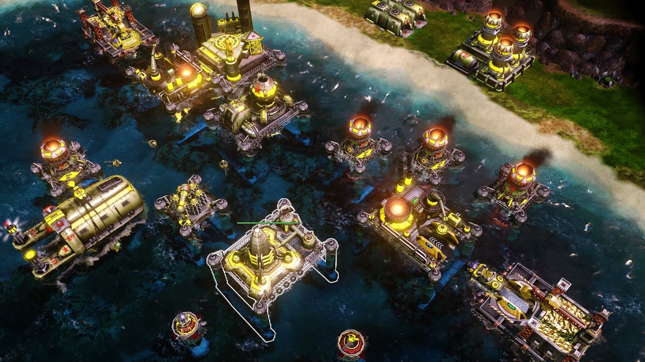 Red Alert 3 4-way FFA as Soviets 25K.