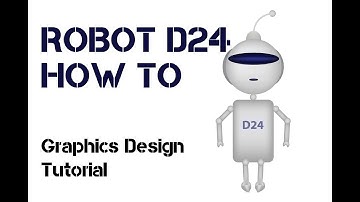 Learning Graphics Design /How to Make a Vector Robot in Adobe Illustrator