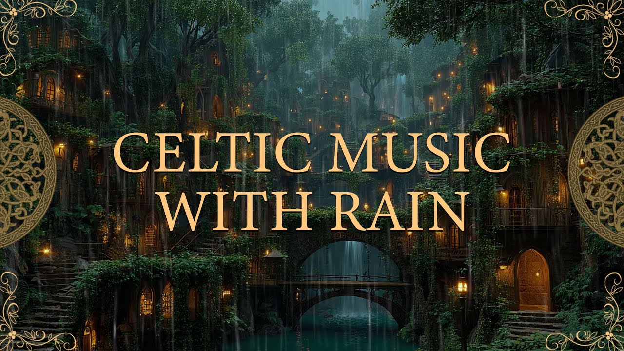 3 Hours of Celtic Sleep Music in a Rainy Swamp Cabin | Dark Fantasy ...