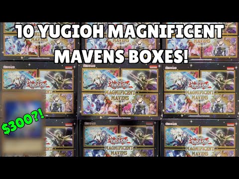 INSANE PULL! Unboxing 10 Yugioh Magnificent Mavens Boxes! 40 PACKS TOTAL! -  YouTube