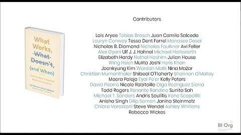 What Works, What Doesn