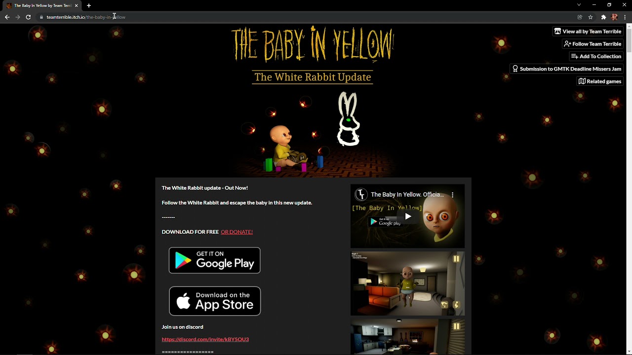 The Baby In Yellow - Apps on Google Play