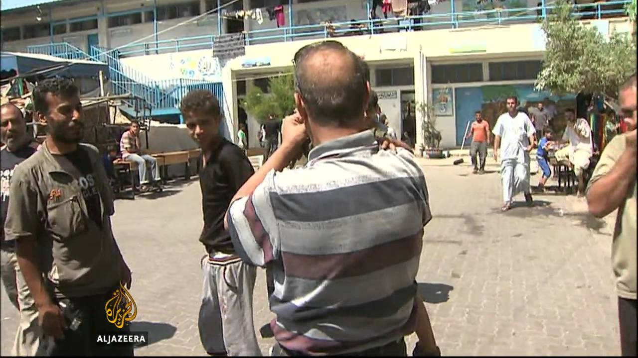 لجأ سكان غزة إلى مدارس تديرها الأمم المتحدة