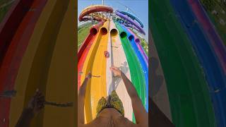 POV: I Ran Up the Water Slide… Then Sent It Down! 🔥😳