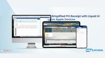 Simplified PO Receipt with Liquid UI on Apple Devices