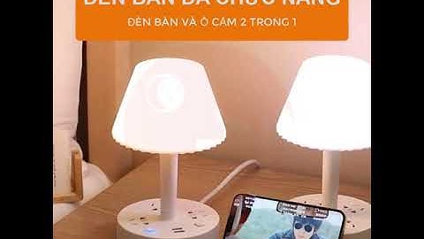 [4 in 1] Đèn Ngủ Để Bàn Đa Năng Kiêm Ổ Cắm Sạc USB THTOFFICIAL