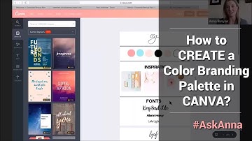 How to create a Color Branding Palette in Canva?