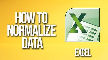 How To Normalize Data Excel Tutorial