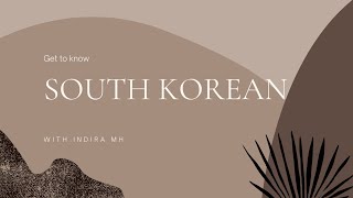 Intercultural Communication Midterm Exam: South Korea