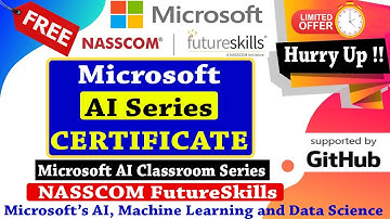 Microsoft Launching AI Classroom Series In Association With NASSCOM FutureSkills Supported by GitHub