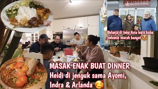 MASAK PECEL AYAM TUMIS KANGKUNG IKAN ASIN DAN BELANJA KE TOKO ASIA BARU