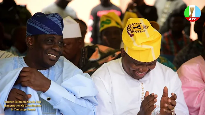 Senator Solomon Olamilekan Adeola Yayi Campaigning For Ogun State West Senatorial District