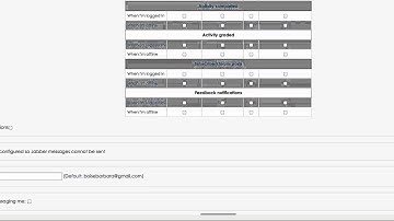 Messaging Settings in Moodle 2.0