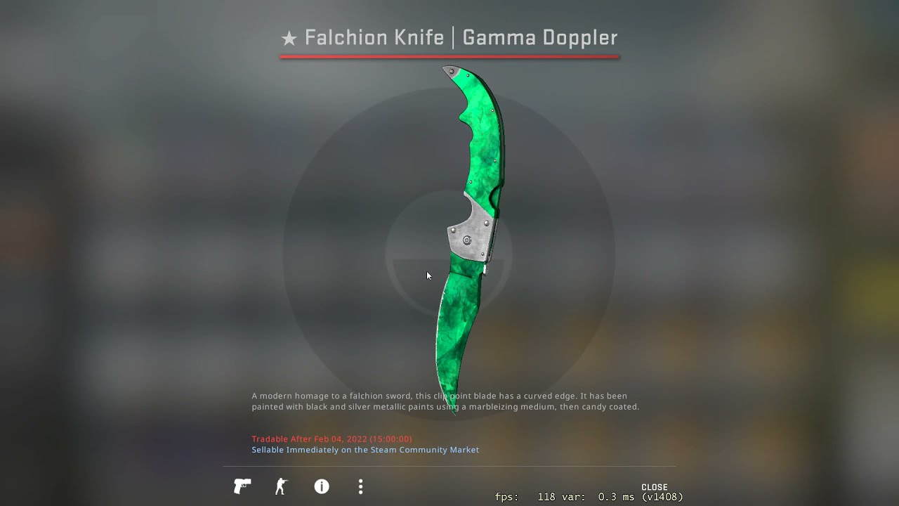 I unbox a emerald knife with riptide case csgo unboxing