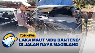 Laka Maut Tengah Malam, 'Adu Banteng' Minibus dan Pikap Berakhir Tragis