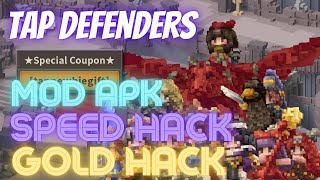 TAP DEFENDERS MOD APK - SPEED HACK - GOLD HACK - VIP screenshot 2