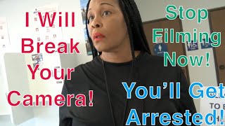 Battered And Threaten With More Violence By PowerTripping Public Employee At The IHSS Over Filming