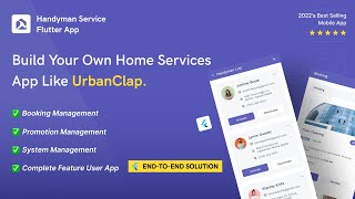 Handyman: Build Your Own Home Service App Like UrbanClap | Iqonic Design screenshot 3