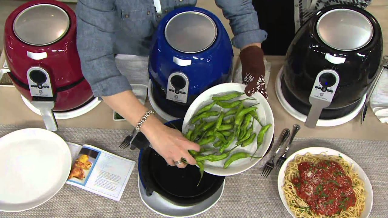 Cook's Essentials 3 qt. 1400 Watt Air Fryer with Recipe Book on QVC 