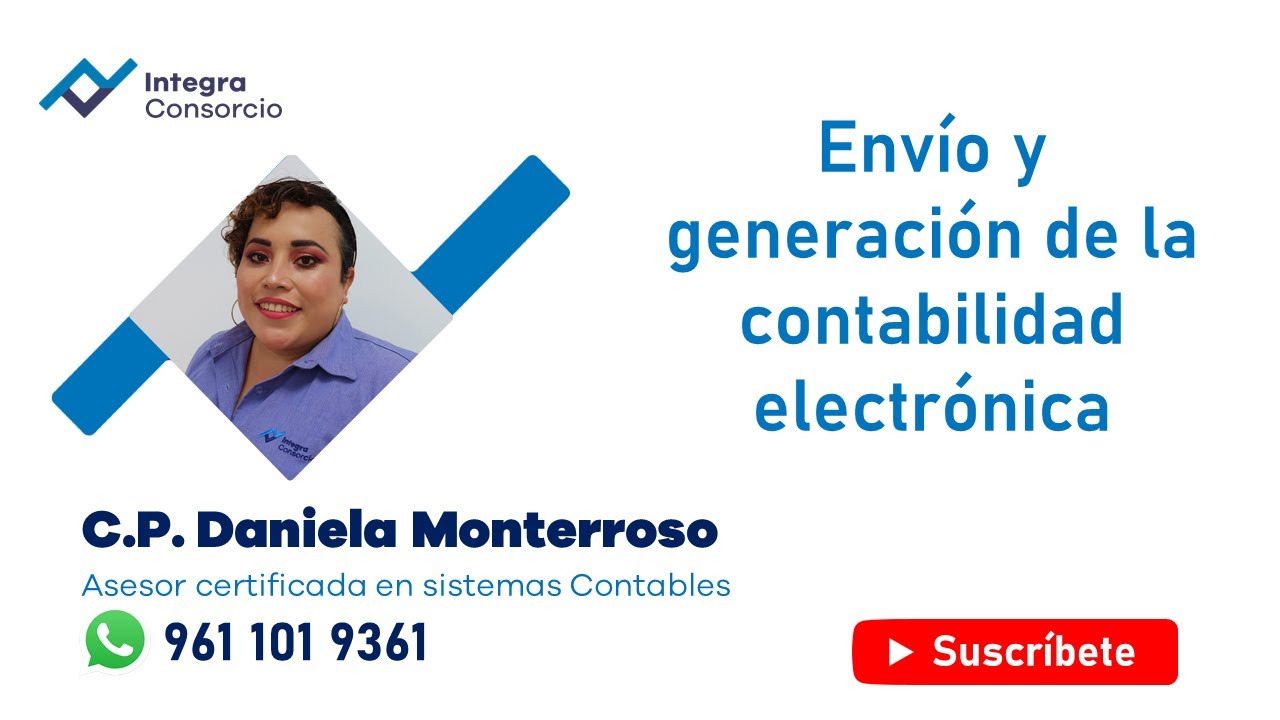 Generación y envío de contabilidad electrónica en CONTPAQi