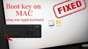 How to boot a USB Install on a Mac with a windows keyboard