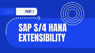 SAP S/4 HANA Extensibility