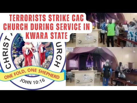 Livestream Captures Moment Terrorists Attacked CAC Church In Eruku, Kwara State During Service
