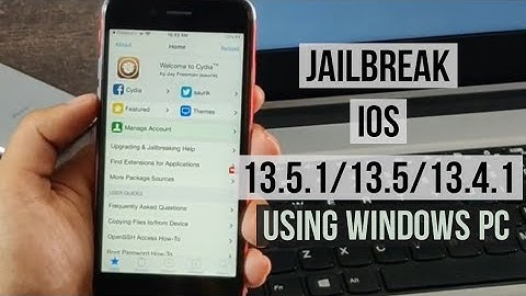 How To Jailbreak iOS 13.5.1/13.5/13.4.1 in Windows PC | [iPhone X, 8 Plus, 8, 7 Plus, 7, 6s]