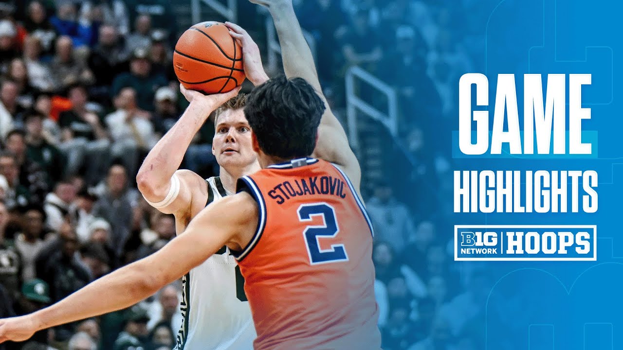 Illinois vs. Michigan State | Highlights | Big Ten Basketball | 02/07/26