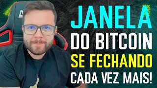 🛑 BITCOIN HOJE: JANELA DE OPORTUNIDADE CADA VEZ MAIS SE FECHA! MARKETCAP DE 1 TRILHÃO É O FUTURO!