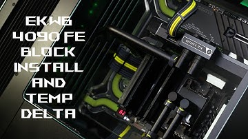 EKWB 4090 FE WATERBLOCK:  RTX 4090 FE TEARDOWN, WATERBLOCK INSTALL, AND TEMP DELTA CHECK