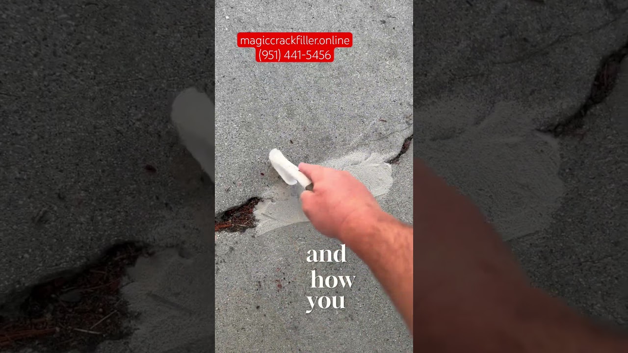 Magic Crack Filler Can Fill Massive Cracks‼️ 