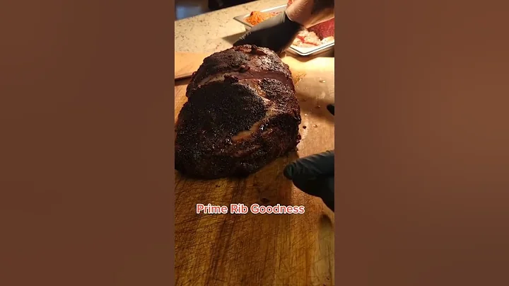 Smoked Prime Rib Goodness #fyp #foryoupage #foryou...