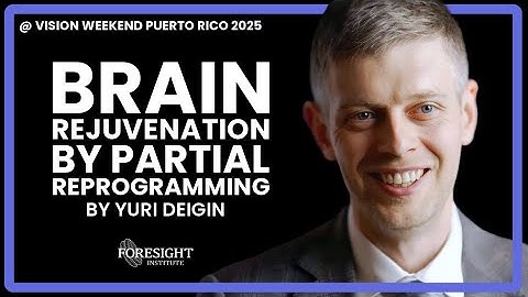 Yuri Deigin | Brain Rejuvenation by Partial Reprogramming @ Vision Weekend 2025, Puerto Rico