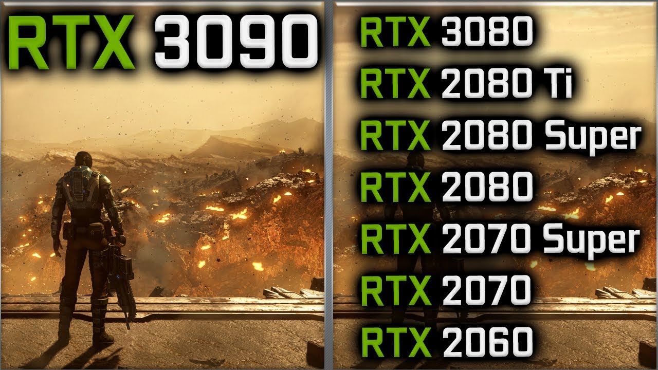 RTX 3090 vs RTX 2080, RTX 2080s vs GTX 1080, 3090 vs 2080S 4k, RTX 3090...